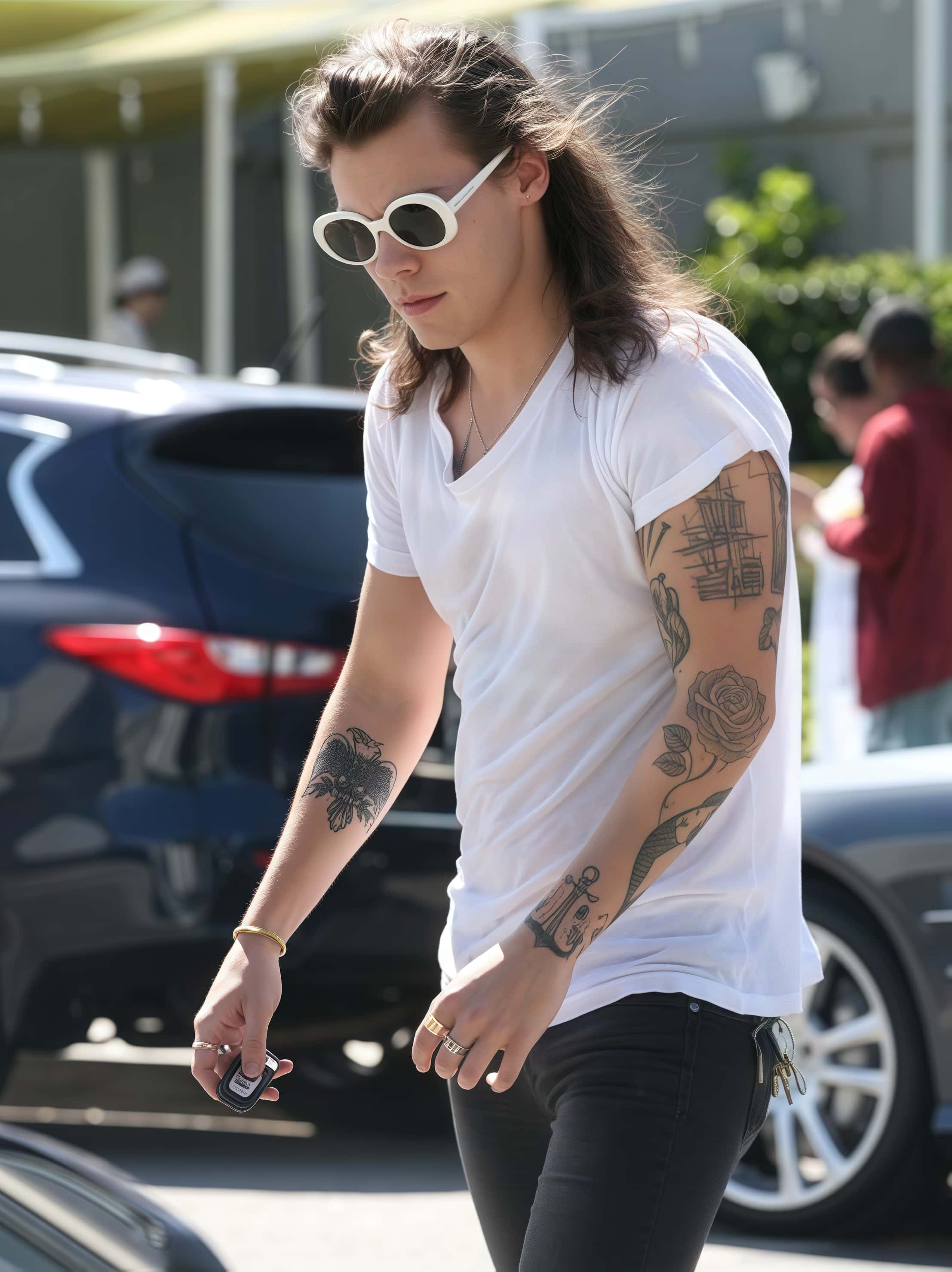 white frame sunglasses