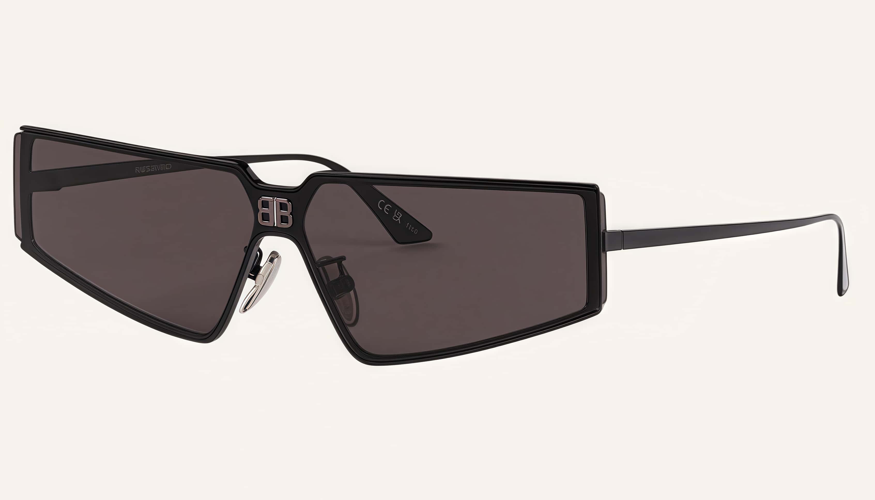 white frame sunglasses