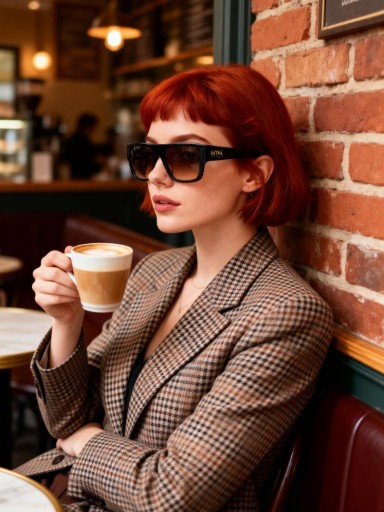 Black Square Sunglasses