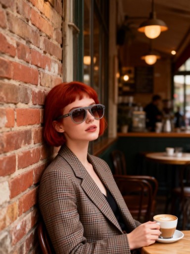 Black Square Sunglasses