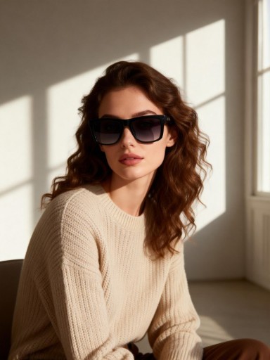 Thick Frame Sunglasses