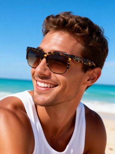 Leopard Print Sunglasses