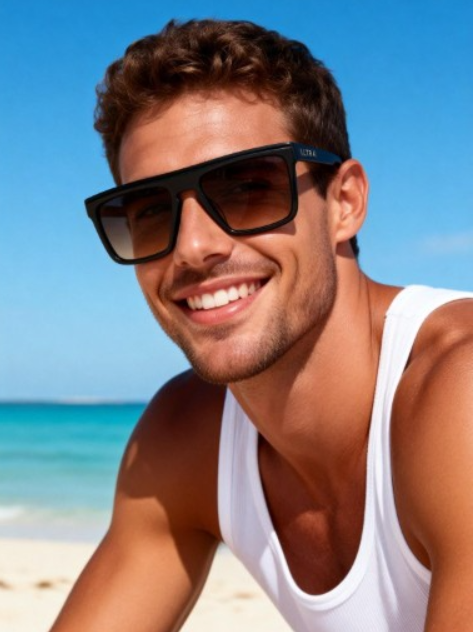 Summer vacation sunglasses