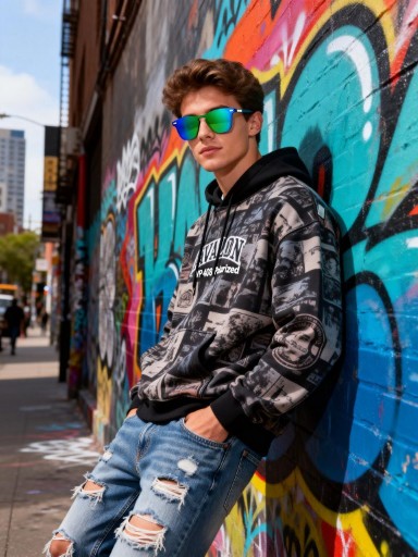 Square frame sunglasses