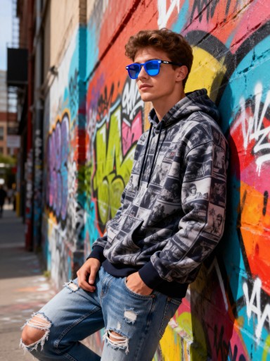 Men's retro sunglasses