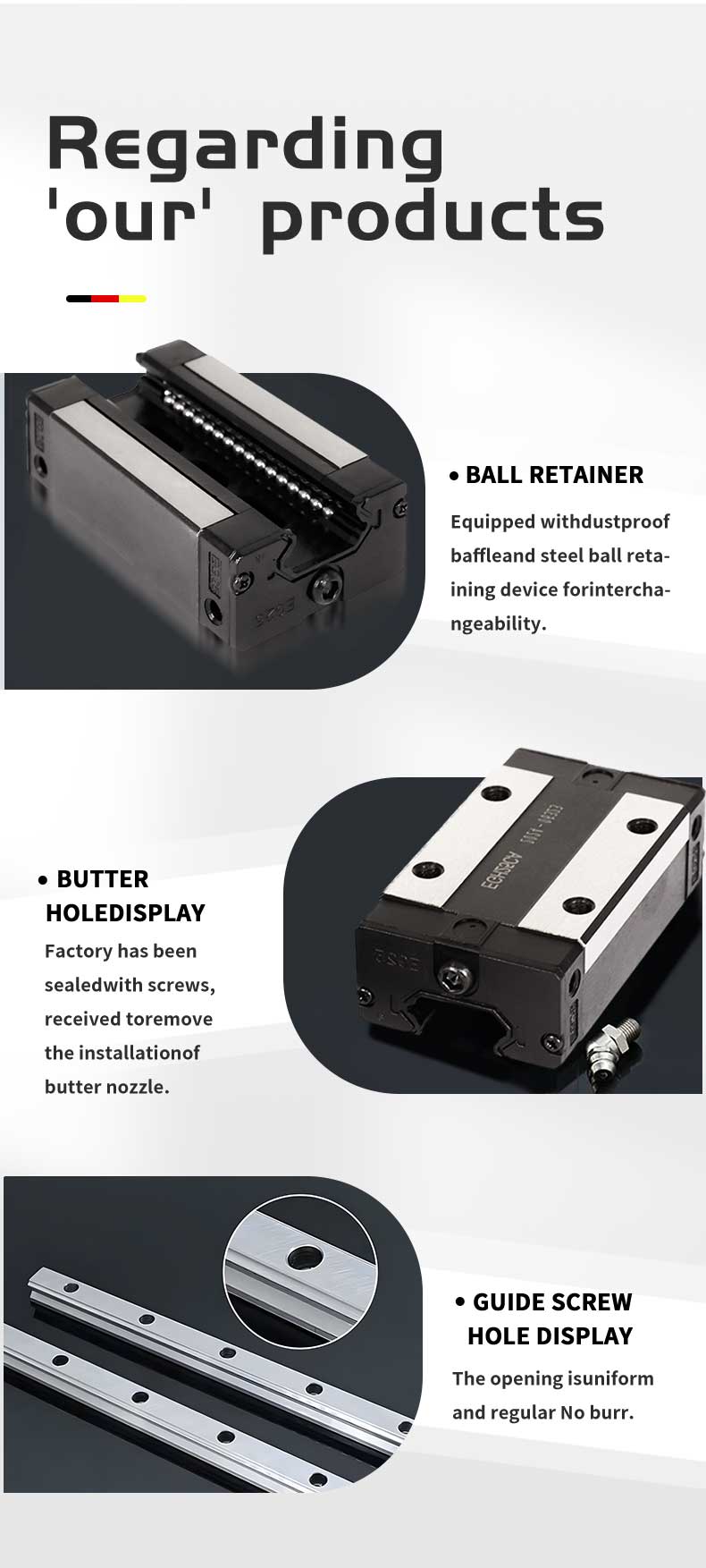 ball bearing linear guide