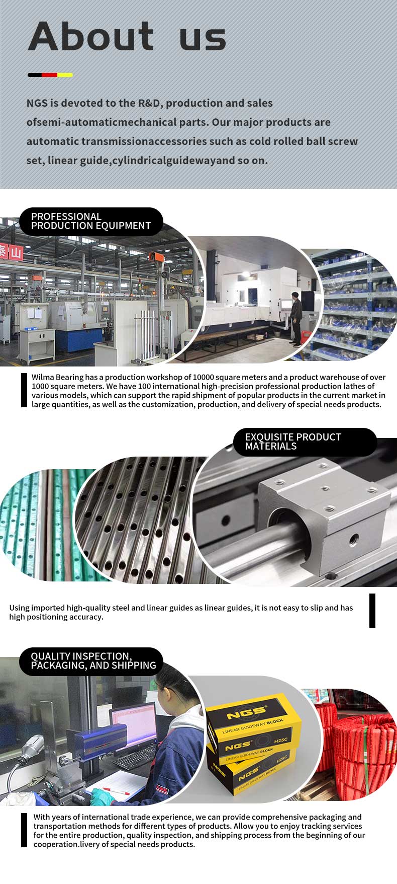 ball bearing linear guide