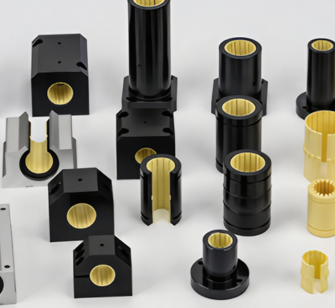 Polymer linear bearings