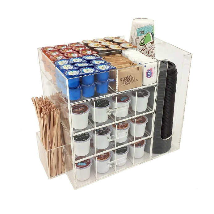 acrylic storage boxes with lids