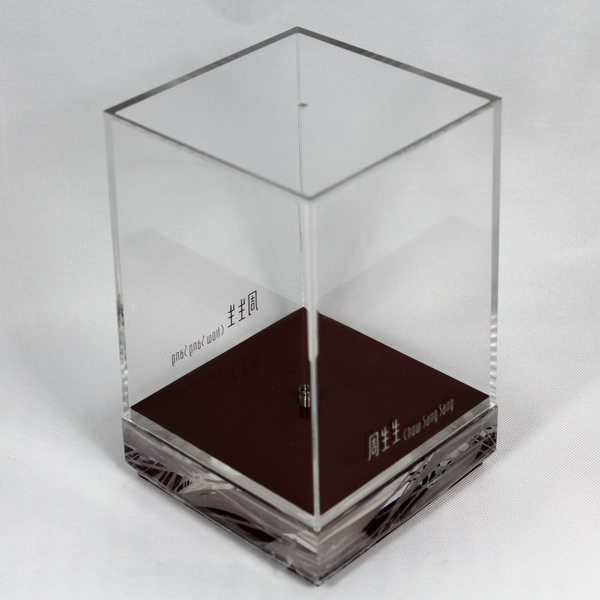 acrylic jewelry box with lid