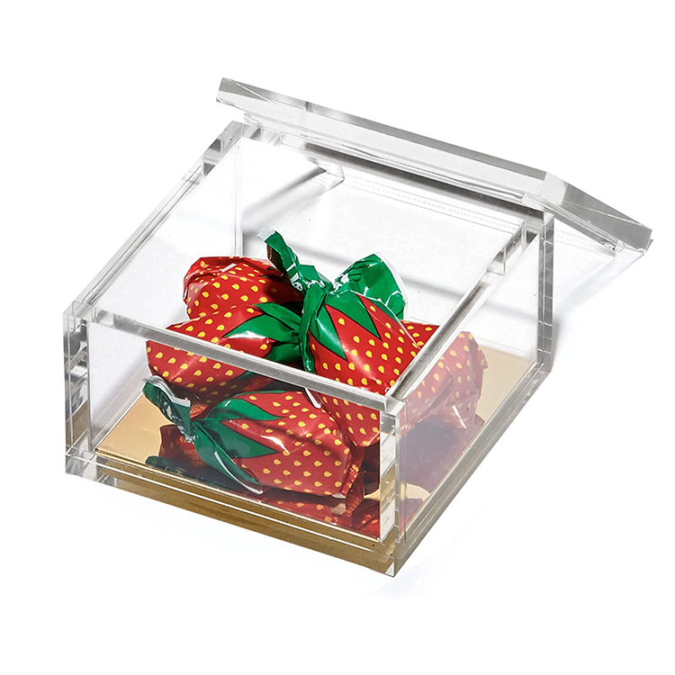 small acrylic box