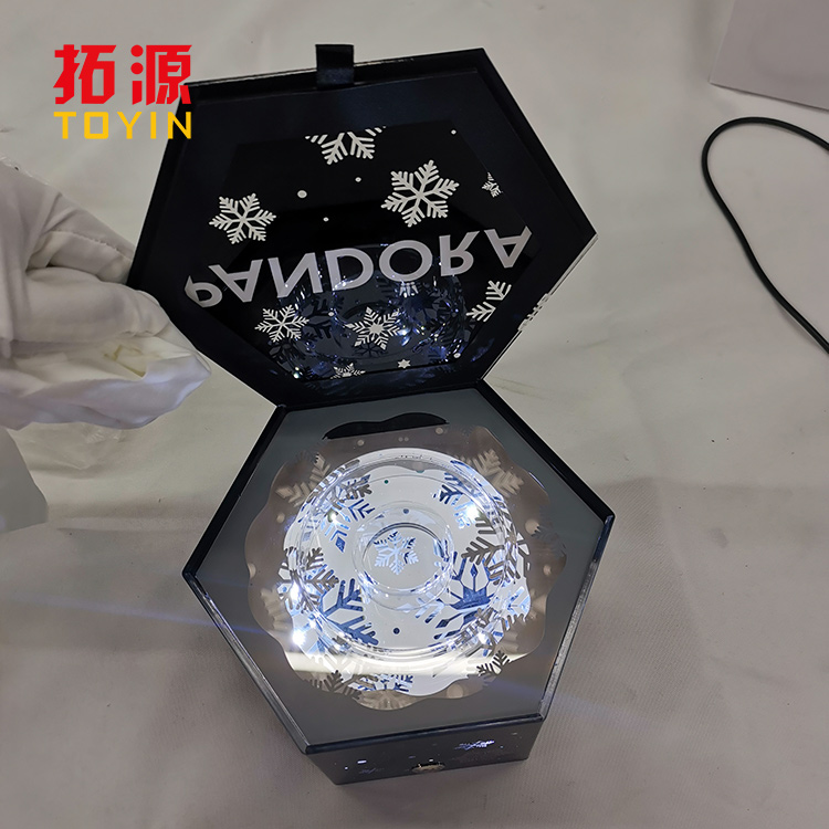 acrylic display box with light