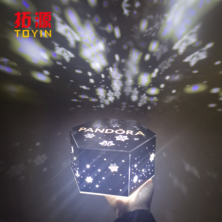 acrylic box with led