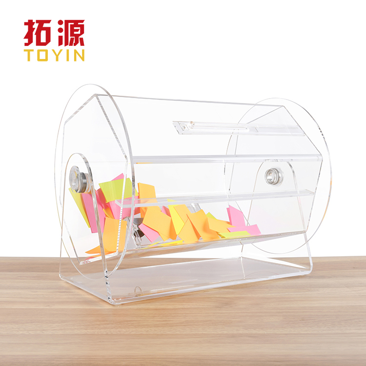 acrylic box with lock