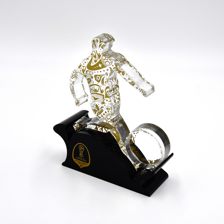 clear acrylic trophy