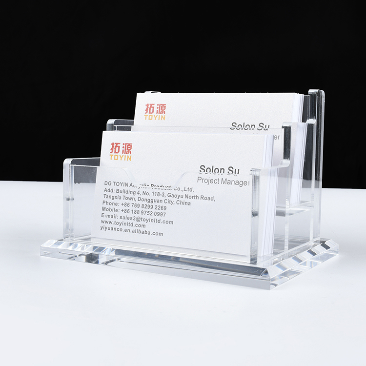 clear acrylic holder