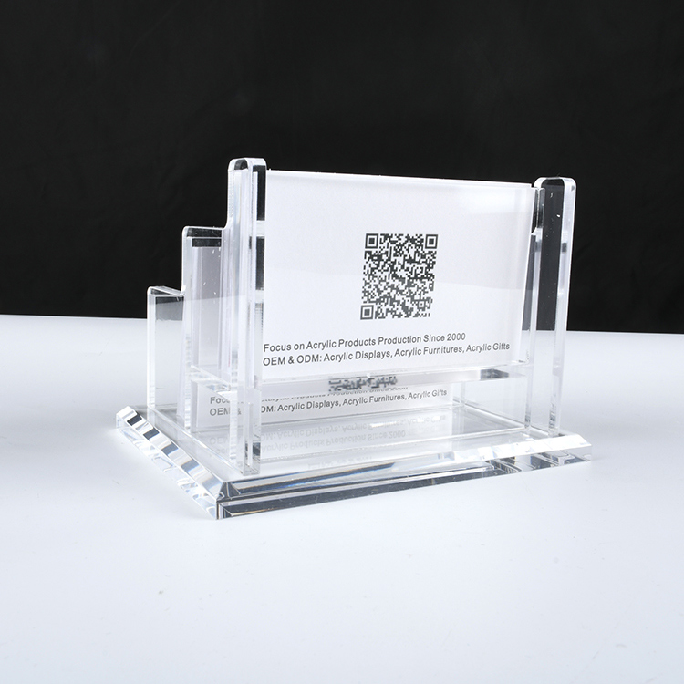 business card holder acrylic