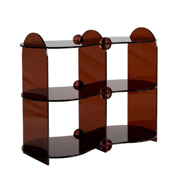 acrylic riser display shelf