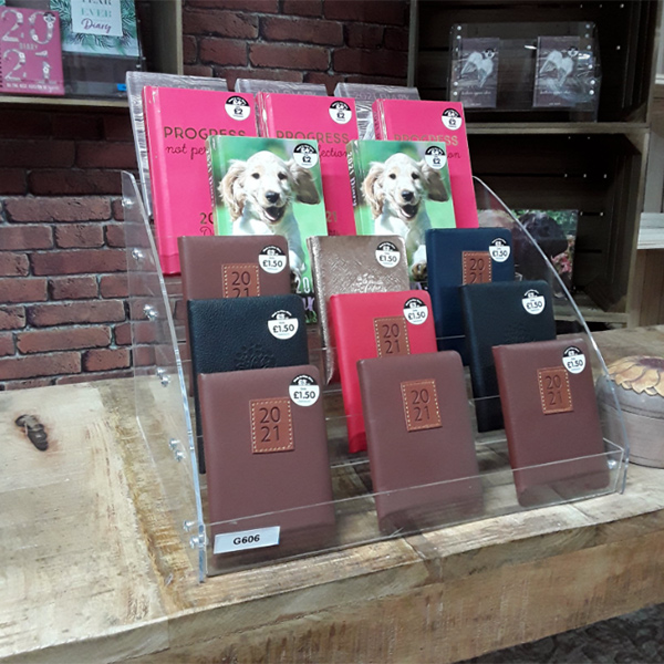 Thekendisplay aus Acryl