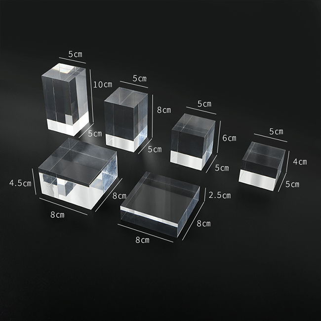 custom acrylic block