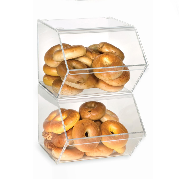 Bäckereidisplay aus Acryl