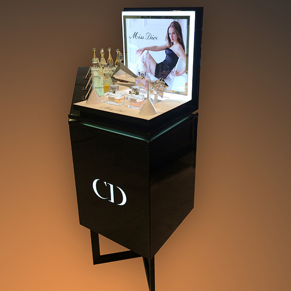 Kosmetikdisplay aus Acryl