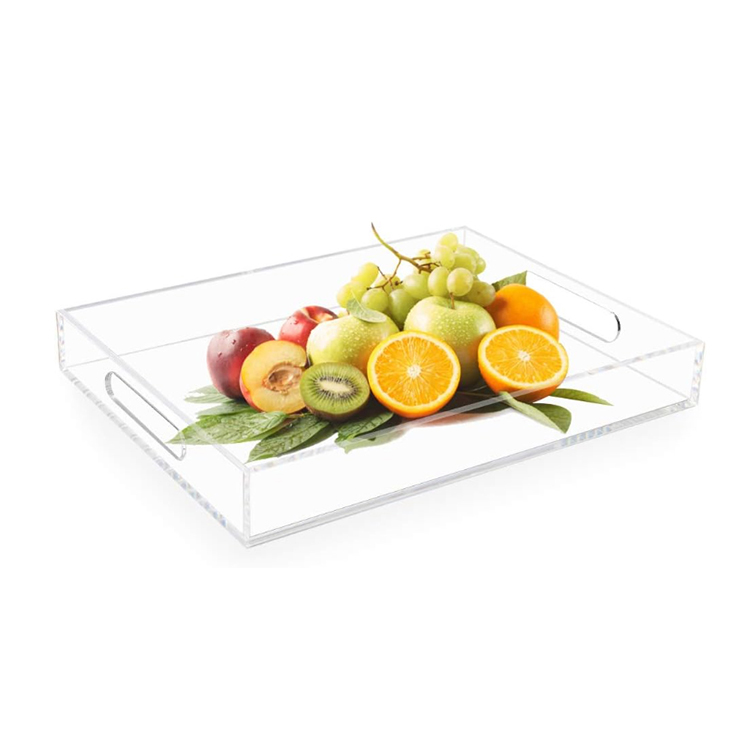 white acrylic tray