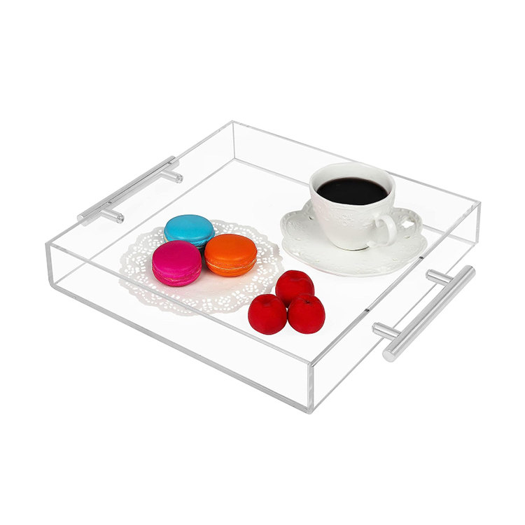 round acrylic tray