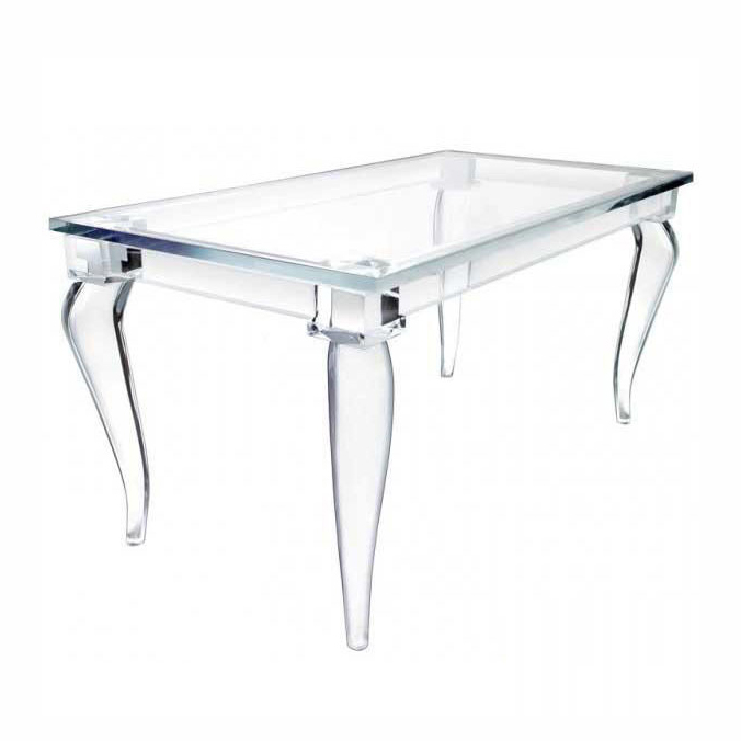 clear acrylic table
