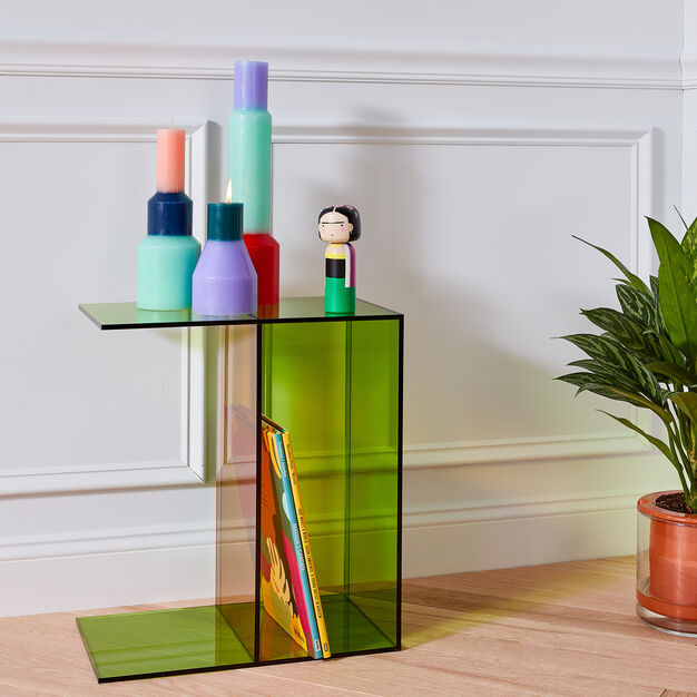 custom acrylic side table