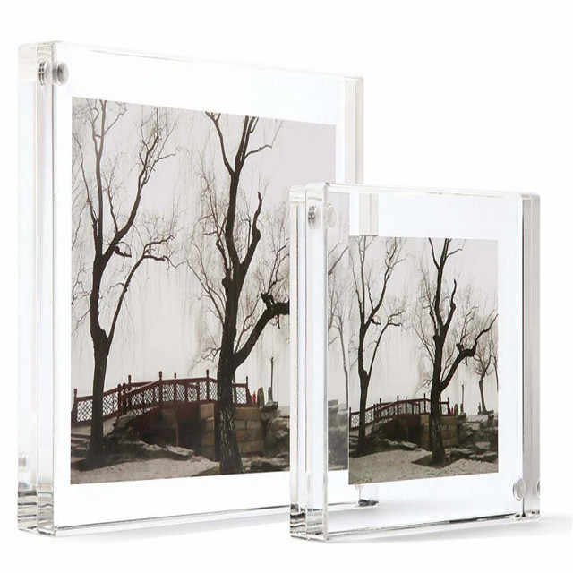color acrylic photo frame