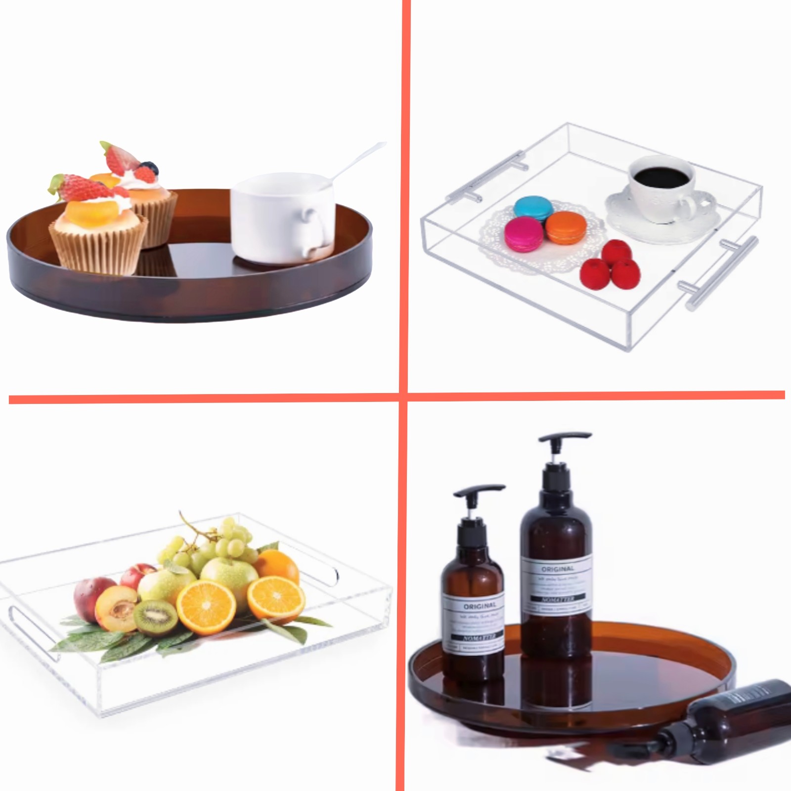acrylic trays acrylic trays