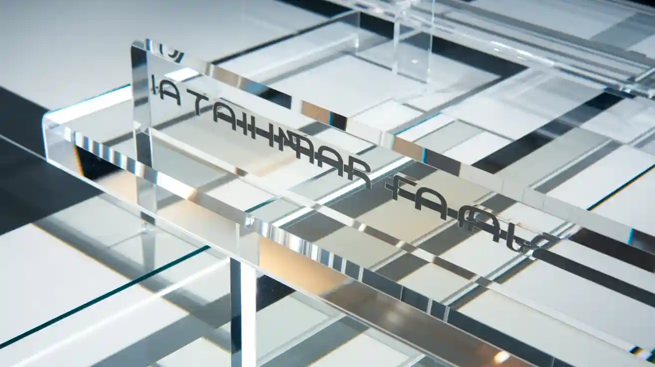 Le barre e le aste in acrilico sono realizzate in PMMA, un polimero termoplastico noto per la sua trasparenza simile al vetro e l'eccellente resistenza agli agenti atmosferici.