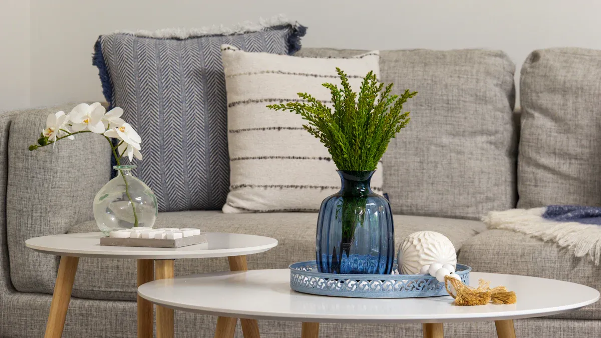 How to Create Conversation Areas with Round Acrylic Coffee Tables