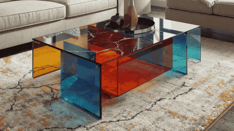 How to Style an Acrylic Square Coffee Table Easily