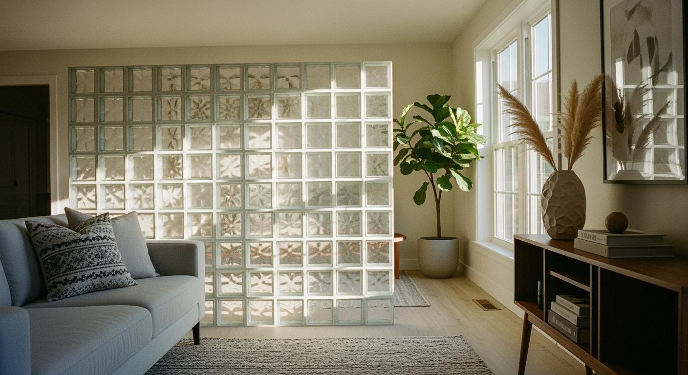 5 idées de design d'intérieur moderne avec des blocs acryliques