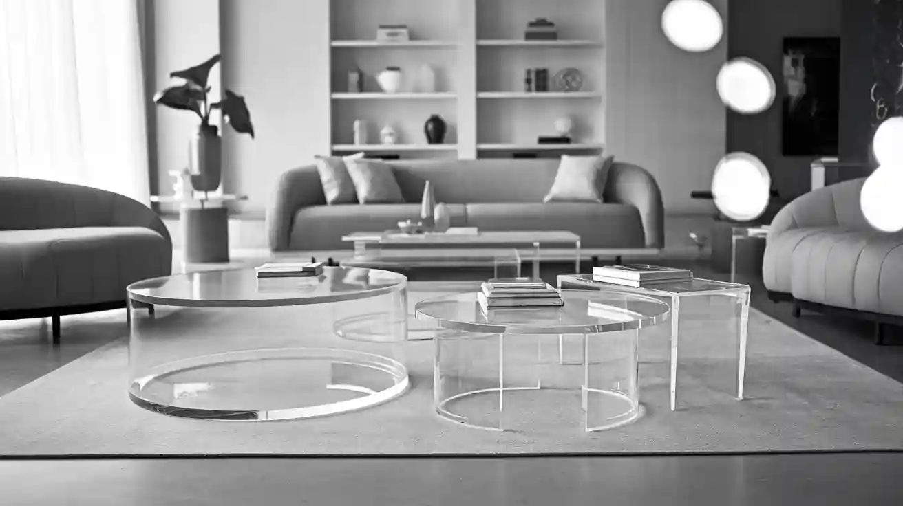 Colored Acrylic Coffee Tables to Refresh Your Living Room