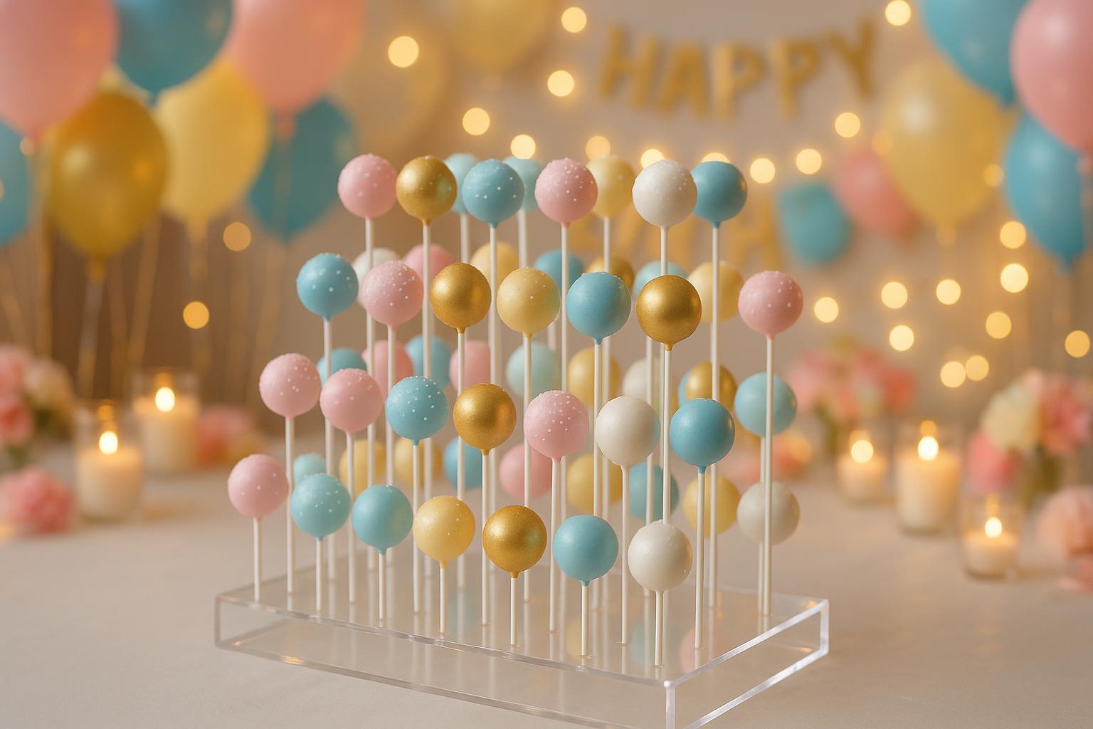 11 idee creative per esporre cake pops per ogni occasione (2024)