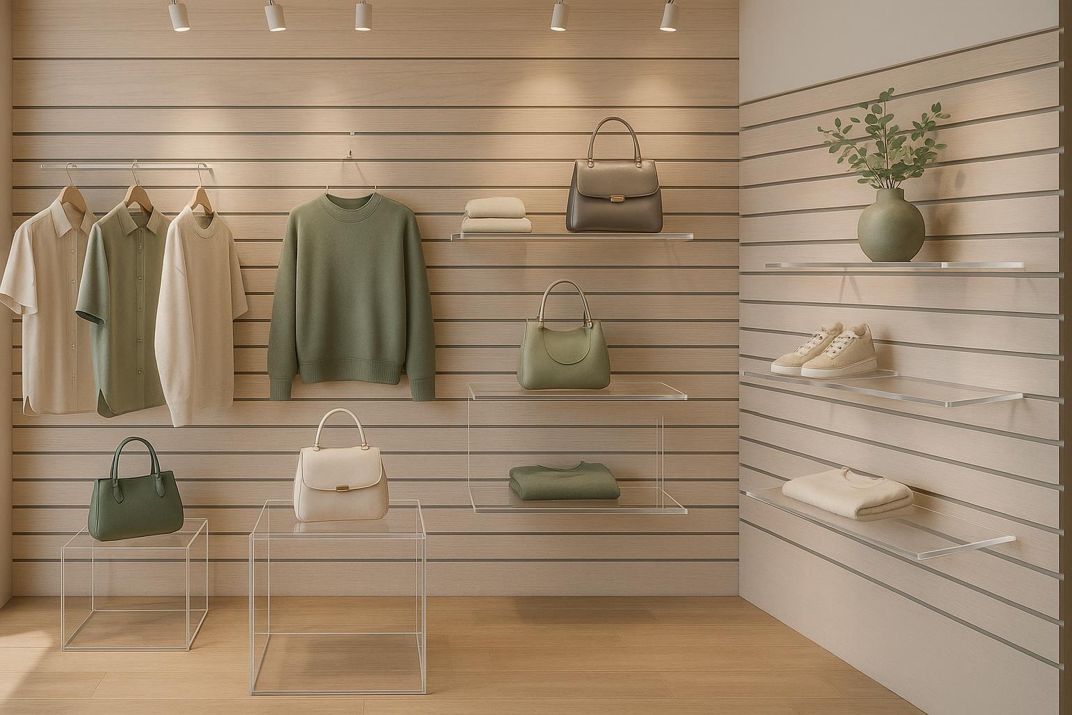 Trasforma il tuo spazio commerciale: revisione del 2025 dei pannelli orizzontali Slatwall e l'ascesa dell'eleganza acrilica personalizzata