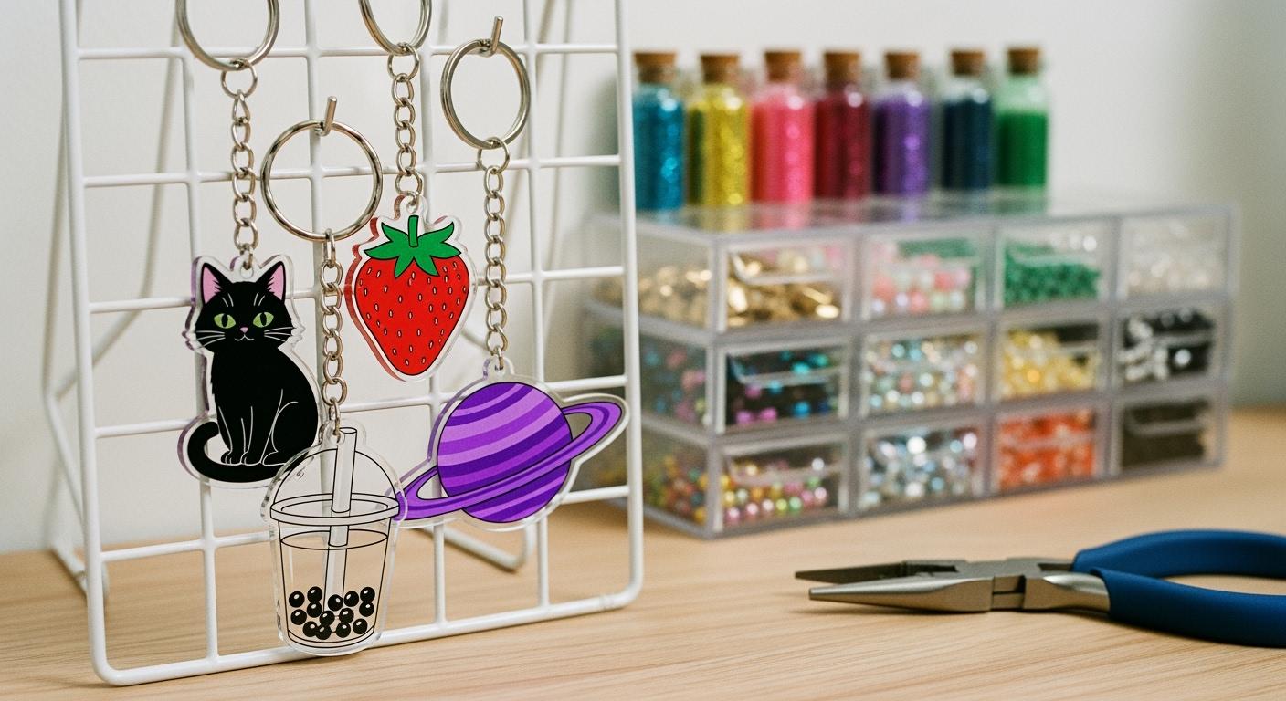 Nuovi modelli di portachiavi in ​​acrilico da provare subito