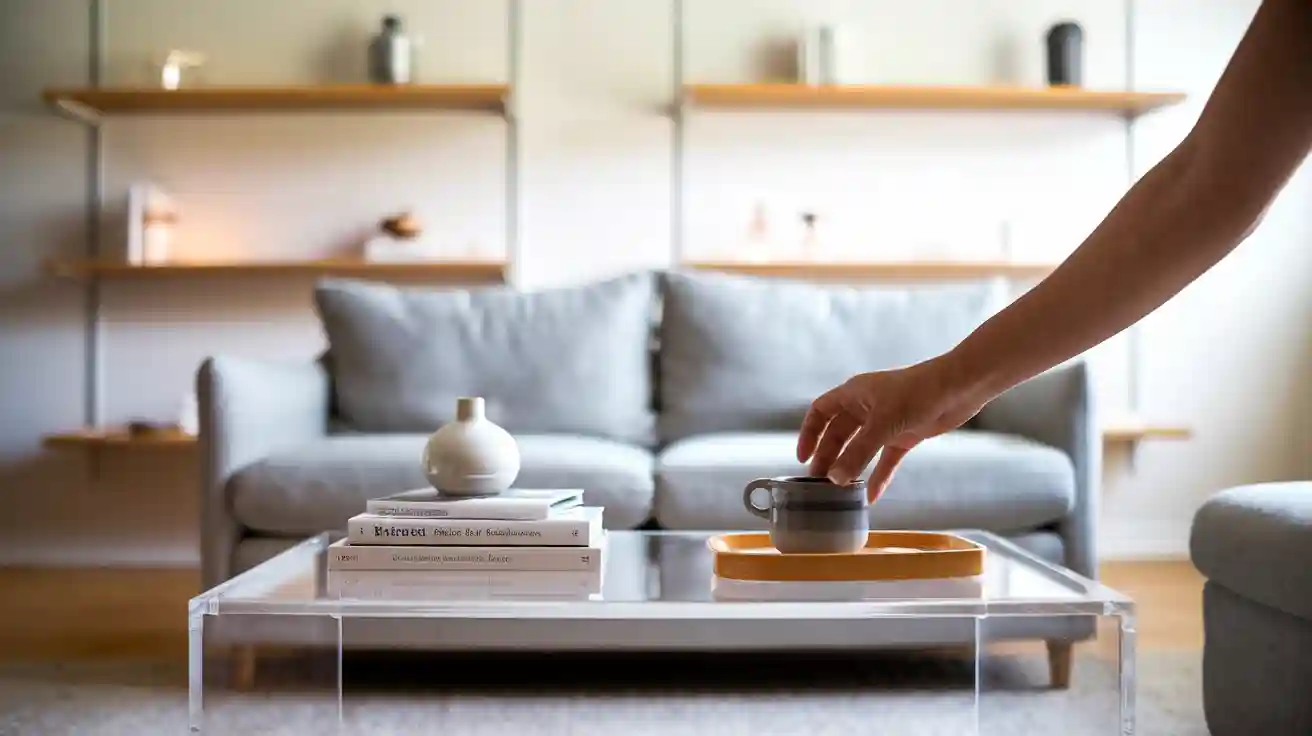 اختيار طاولة قهوة صغيرة مناسبة من الأكريليك أصبح سهلاً