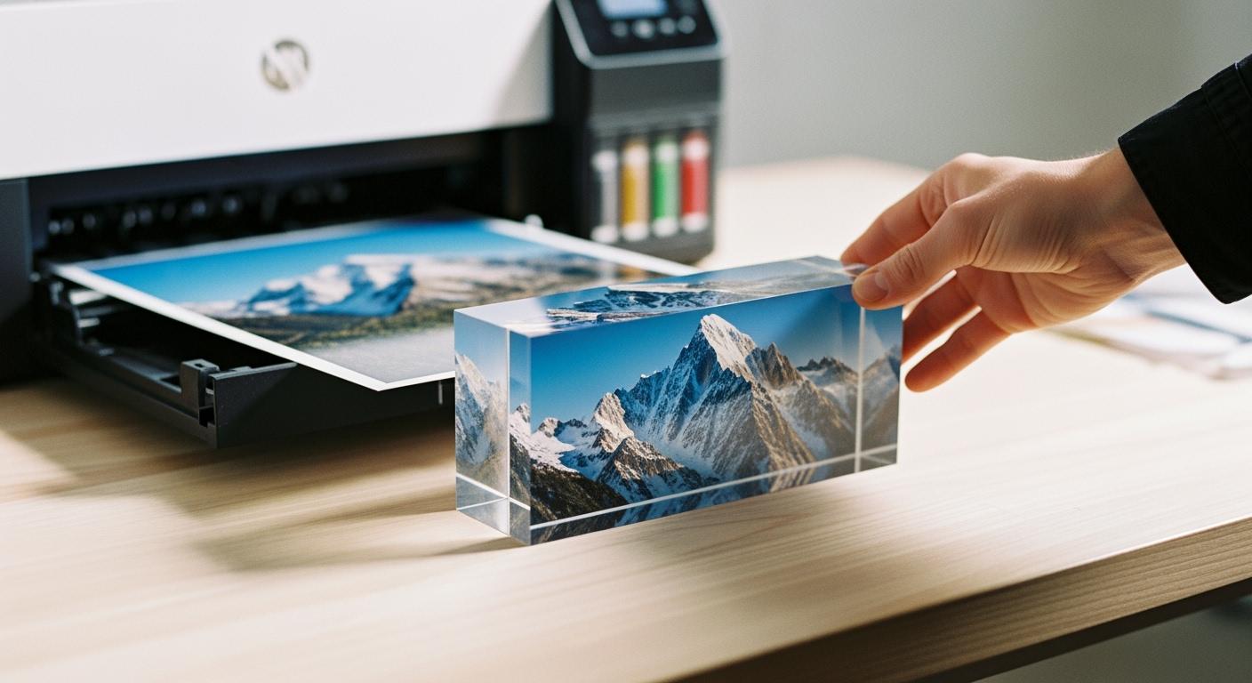 Comment imprimer sur des blocs photo en acrylique