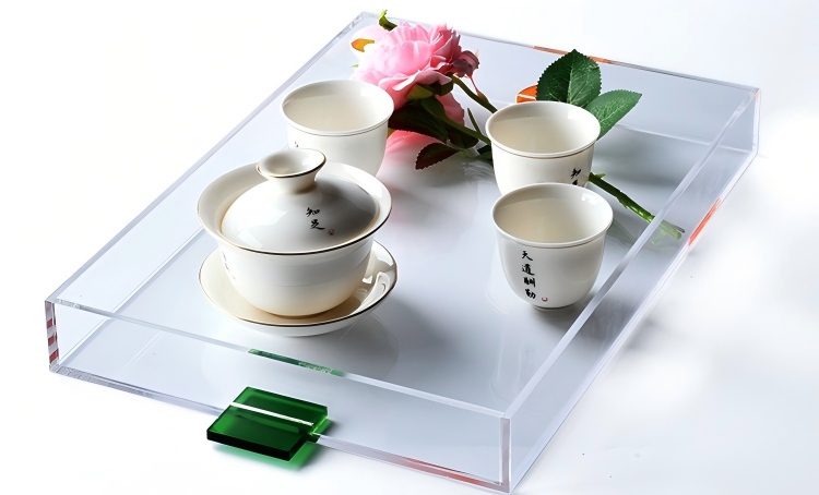 ユニークな装飾ソリューションのためのs付きアクリルトレイ