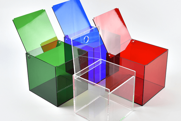 Scatole in acrilico trasparente con coperchio o senza, qual è la migliore?