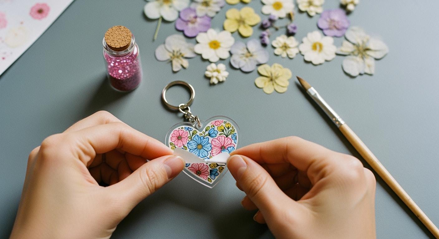 Vinyl to use for acrylic keychains that tells your story