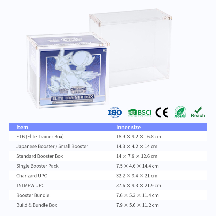 Acrylic Card Box Protector