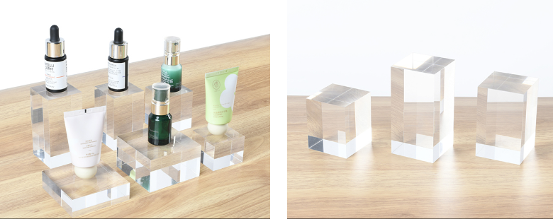 Découvrez la durabilité et le style des présentoirs en blocs acryliques
