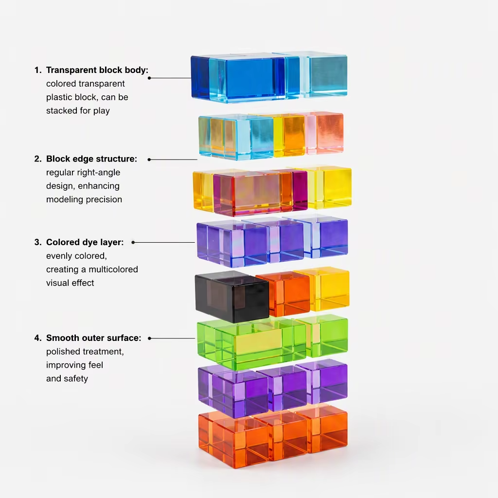 Acrylic Tumbling Tower Acrylic Tumbling Tower
