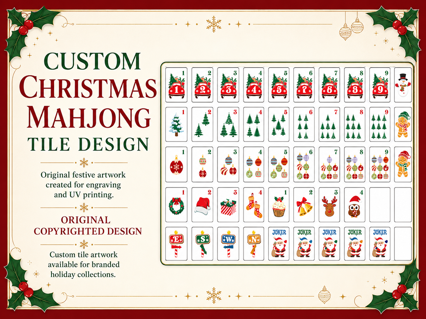 custom acrylic American mahjong custom acrylic American mahjong