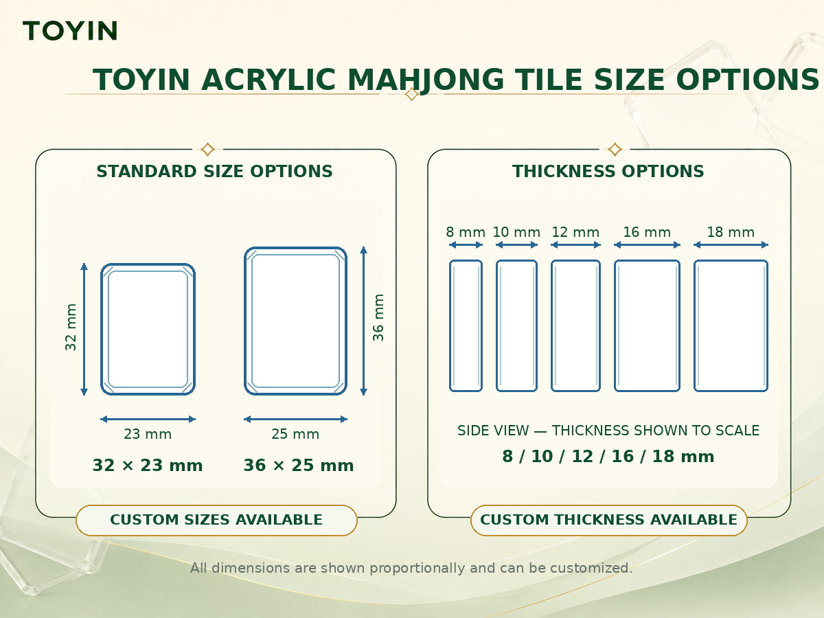 acrylic American mahjong tiles acrylic American mahjong tiles
